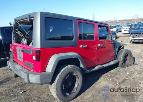 2011 Jeep Wrangler Unlimited Sport z USA, uszkodzony, nr VIN 1J4BA3H16BL583349